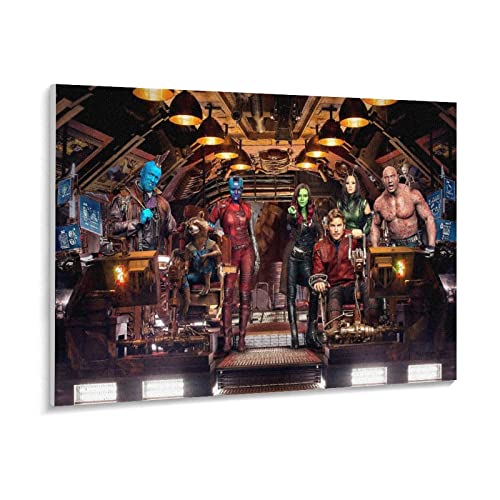 Puzzle 1000 Teile Holz Montage Bild,Guardians of The Galaxy Puzzle,Erwachsene Spiele Lernspielzeug（75x50cm）-Q-191 von Guoml