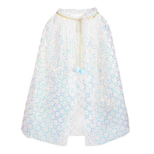 XEPST Kinder Umhang Prinzessin Cape, Prinzessin Umhang Tüll Umhang Glitzer Pailletten Cape Prinzessin Cosplay Party Kostüm Halloween Karneval Kostüm für Mädchen XEPST Kinder Umhang Prinzessin Cape, Prinzessin Umhang Tüll Umhang Glitzer Pailletten Cape Prinzessin Cosplay Party Kostüm Halloween Karneval Kostüm für Mädchen von XEPST