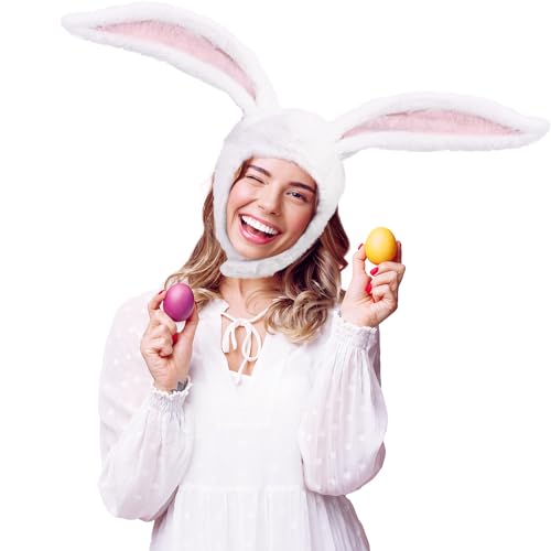 XEPST Osterhasenhut, Plüsch Kaninchenhut Lustiger Hut Hasenohren Hut Hasenkostümmütze Tierohren Kopfbedeckungen für Kinder Erwachsene Ostern Tierkostüm Cosplay Halloween Karneval Geburtstagsgeschenk XEPST Osterhasenhut, Plüsch Kaninchenhut Lustiger Hut Hasenohren Hut Hasenkostümmütze Tierohren Kopfbedeckungen für Kinder Erwachsene Ostern Tierkostüm Cosplay Halloween Karneval Geburtstagsgeschenk von XEPST