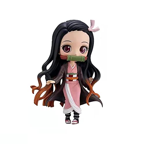 XESAGSNV Demon Slayer Ghost Slayer New Character Dolls Dekorative Statuen Kuchen Dekorationen Zimmer Anime Charaktere (Kamado Nezuko) von XESAGSNV