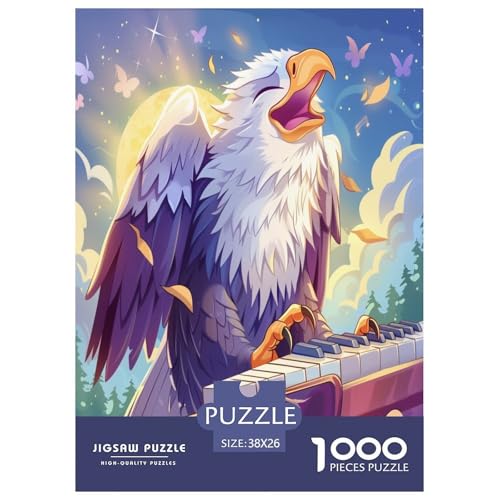 Adler Puzzle 1000-teilige Schwer Puzzle Spielzeug Lernspiel Impossible Herausforderungsspielzeug Für Erwachsene Und Kinder in Bewährter 38x26cm/1000pcs Adler Puzzle 1000-teilige Schwer Puzzle Spielzeug Lernspiel Impossible Herausforderungsspielzeug Für Erwachsene Und Kinder in Bewährter 38x26cm/1000pcs von XFKLYNVCJ