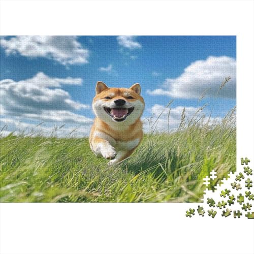 Akita Hund Puzzlespiel 1000 Teile Puzzle Für Erwachsene Und Kinder Ab 14 Jahren, Puzzle-Motiv Erwachsenen Puzzlespiel Puzzel 1000pcs (75x50cm) von XFKLYNVCJ