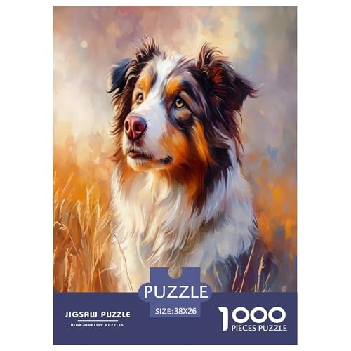 Australischer Schäfer Puzzles 1000 Teile Schwer Puzzle Spielzeug Lernspiel Impossible Herausforderung Spielzeug Für Erwachsene Und Kinder Ab 12 Jahren 38x26cm/1000pcs Australischer Schäfer Puzzles 1000 Teile Schwer Puzzle Spielzeug Lernspiel Impossible Herausforderung Spielzeug Für Erwachsene Und Kinder Ab 12 Jahren 38x26cm/1000pcs von XFKLYNVCJ