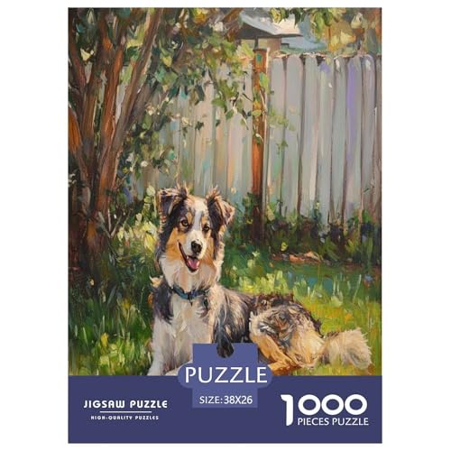 Australischer Schäfer Puzzles 1000 Teile Schwer Puzzle Spielzeug Pädagogisches Spiel Impossible Herausforderung Spielzeug Für Erwachsene Und Kinder in Bewährter 38x26cm/1000pcs Australischer Schäfer Puzzles 1000 Teile Schwer Puzzle Spielzeug Pädagogisches Spiel Impossible Herausforderung Spielzeug Für Erwachsene Und Kinder in Bewährter 38x26cm/1000pcs von XFKLYNVCJ