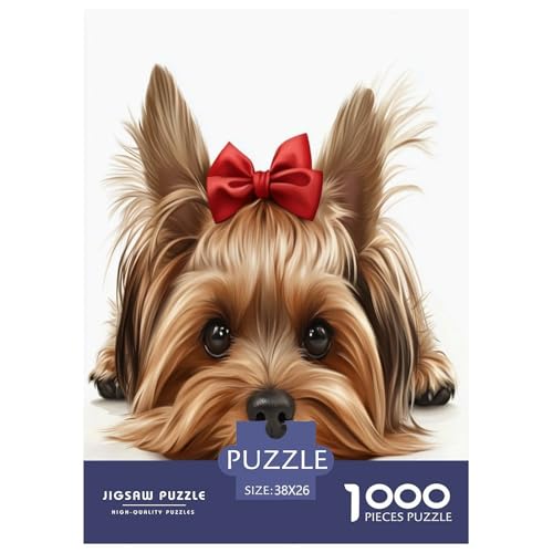 Australischer Seidenterrier Puzzles 1000 Teile Schwer Puzzle Spielzeug Lernspiel Impossible Herausforderungsspielzeug Für Erwachsene Und Kinder in Bewährter 38x26cm/1000pcs Australischer Seidenterrier Puzzles 1000 Teile Schwer Puzzle Spielzeug Lernspiel Impossible Herausforderungsspielzeug Für Erwachsene Und Kinder in Bewährter 38x26cm/1000pcs von XFKLYNVCJ