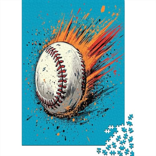 Baseball Puzzle 1000 Teile Puzzle Für Erwachsene Und Kinder Ab 14 Jahren Puzzel 1000pcs (75x50cm) von XFKLYNVCJ