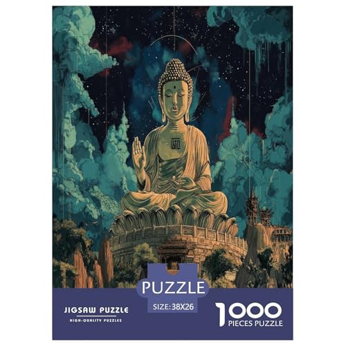 Buddha Puzzle 1000-teilige Schwer Puzzle Spielzeug Pädagogisches Spiel Impossible Herausforderung Spielzeug Für Erwachsene Und Kinder in Bewährter 38x26cm/1000pcs Buddha Puzzle 1000-teilige Schwer Puzzle Spielzeug Pädagogisches Spiel Impossible Herausforderung Spielzeug Für Erwachsene Und Kinder in Bewährter 38x26cm/1000pcs von XFKLYNVCJ