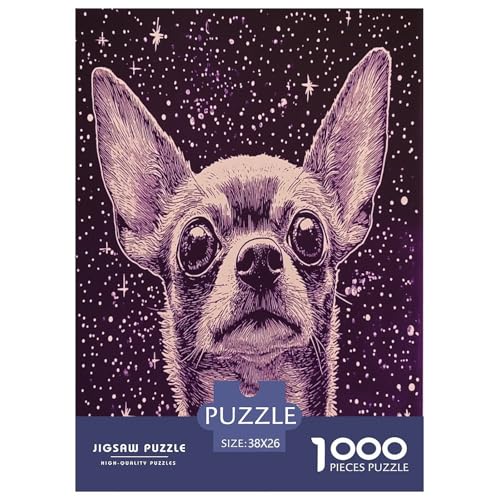 Chihuahua Puzzle 1000 Teile Schwer Puzzle Spielzeug Pädagogisches Spiel Impossible Herausforderung Spielzeug Für Erwachsene Und Kinder in Bewährter 38x26cm/1000pcs Chihuahua Puzzle 1000 Teile Schwer Puzzle Spielzeug Pädagogisches Spiel Impossible Herausforderung Spielzeug Für Erwachsene Und Kinder in Bewährter 38x26cm/1000pcs von XFKLYNVCJ
