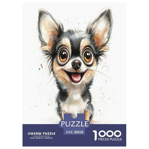 Chihuahua Puzzles 1000 Teile Schwer Puzzle Spielzeug Lernspiel Impossible Herausforderung Spielzeug Für Erwachsene Und Kinder Ab 14 Jahren 38x26cm/1000pcs Chihuahua Puzzles 1000 Teile Schwer Puzzle Spielzeug Lernspiel Impossible Herausforderung Spielzeug Für Erwachsene Und Kinder Ab 14 Jahren 38x26cm/1000pcs von XFKLYNVCJ