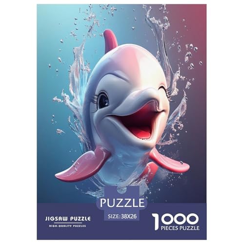 Delphin Puzzle 1000-teilige Schwer Puzzle Spielzeug Lernspiel Impossible Herausforderungsspielzeug Für Erwachsene Und Kinder Ab 14 Jahren 38x26cm/1000pcs Delphin Puzzle 1000-teilige Schwer Puzzle Spielzeug Lernspiel Impossible Herausforderungsspielzeug Für Erwachsene Und Kinder Ab 14 Jahren 38x26cm/1000pcs von XFKLYNVCJ