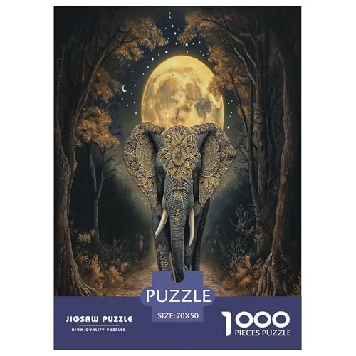 Elefanten Puzzle 1000-teilige Schwer Puzzle Spielzeug Lernspiel Impossible Herausforderungsspielzeug Für Erwachsene Und Kinder Ab 12 Jahren 70x50cm/1000pcs Elefanten Puzzle 1000-teilige Schwer Puzzle Spielzeug Lernspiel Impossible Herausforderungsspielzeug Für Erwachsene Und Kinder Ab 12 Jahren 70x50cm/1000pcs von XFKLYNVCJ