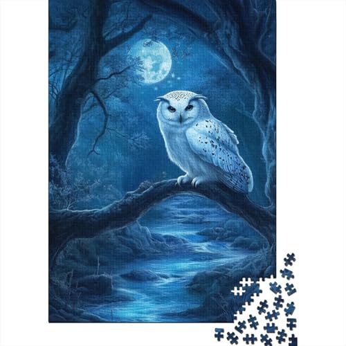 Eule Puzzle 1000 Teile Schwer Puzzle Spielzeug Lernspiel Impossible Herausforderungsspielzeug Für Erwachsene Und Kinder in Bewährter 1000pcs (75x50cm) von XFKLYNVCJ