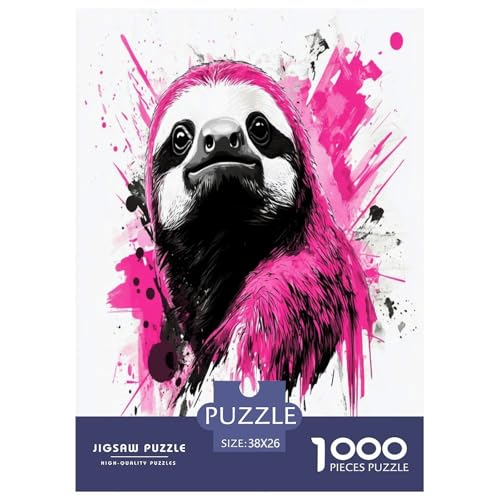 Faulheit Puzzle 1000-teilige Schwer Puzzle Spielzeug Pädagogisches Spiel Impossible Herausforderungsspielzeug Für Erwachsene Kinder 38x26cm/1000pcs von XFKLYNVCJ