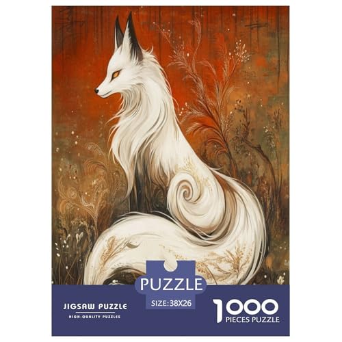 Fox Puzzle 1000 Teile Schwer Puzzle Spielzeug Pädagogisches Spiel Impossible Herausforderungsspielzeug Für Erwachsene Und Kinder in Bewährter 38x26cm/1000pcs Fox Puzzle 1000 Teile Schwer Puzzle Spielzeug Pädagogisches Spiel Impossible Herausforderungsspielzeug Für Erwachsene Und Kinder in Bewährter 38x26cm/1000pcs von XFKLYNVCJ