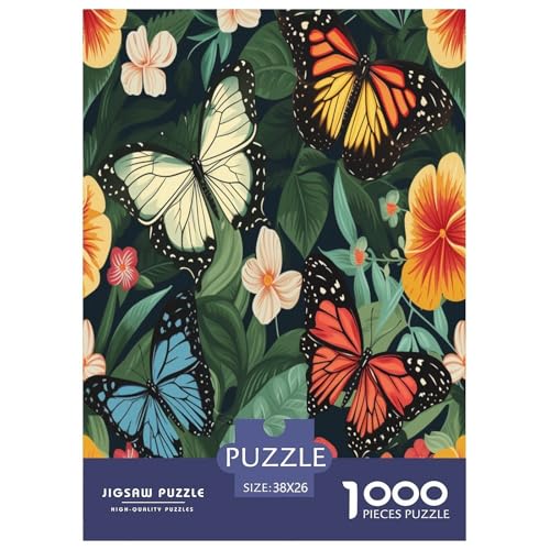 Glühender Schmetterling Puzzles 1000 Teile Schwer Puzzle Spielzeug Lernspiel Impossible Herausforderung Spielzeug Für Erwachsene Und Kinder Ab 12 Jahren 38x26cm/1000pcs Glühender Schmetterling Puzzles 1000 Teile Schwer Puzzle Spielzeug Lernspiel Impossible Herausforderung Spielzeug Für Erwachsene Und Kinder Ab 12 Jahren 38x26cm/1000pcs von XFKLYNVCJ
