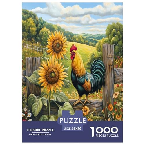 Hahn Puzzle 1000 Teile Schwer Puzzle Spielzeug Pädagogisches Spiel Impossible Herausforderung Spielzeug Für Erwachsene Kinder 38x26cm/1000pcs Hahn Puzzle 1000 Teile Schwer Puzzle Spielzeug Pädagogisches Spiel Impossible Herausforderung Spielzeug Für Erwachsene Kinder 38x26cm/1000pcs von XFKLYNVCJ