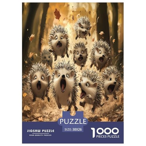 Hedgehog Puzzles 1000 Teile Schwer Puzzle Spielzeug Lernspiel Impossible Herausforderung Spielzeug Für Erwachsene Und Kinder in Bewährter 38x26cm/1000pcs Hedgehog Puzzles 1000 Teile Schwer Puzzle Spielzeug Lernspiel Impossible Herausforderung Spielzeug Für Erwachsene Und Kinder in Bewährter 38x26cm/1000pcs von XFKLYNVCJ