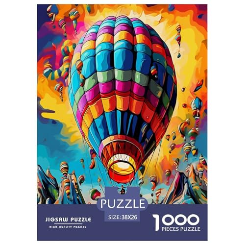 Heißluftballon Puzzle 1000-teilige Schwer Puzzle Spielzeug Pädagogisches Spiel Impossible Herausforderung Spielzeug Für Erwachsene Und Kinder Ab 14 Jahren 38x26cm/1000pcs Heißluftballon Puzzle 1000-teilige Schwer Puzzle Spielzeug Pädagogisches Spiel Impossible Herausforderung Spielzeug Für Erwachsene Und Kinder Ab 14 Jahren 38x26cm/1000pcs von XFKLYNVCJ