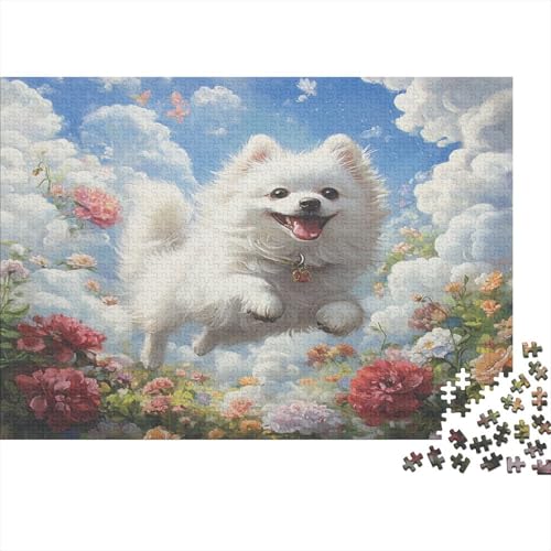 Japanischer Spitz Puzzle 1000 Teile Puzzles Für Erwachsene Klassische Puzzles 1000 Teile Erwachsene Puzzlespiel Erwachsene 1000 Teile Erwachsenen Puzzlespiel Puzzel 1000pcs (75x50cm) von XFKLYNVCJ