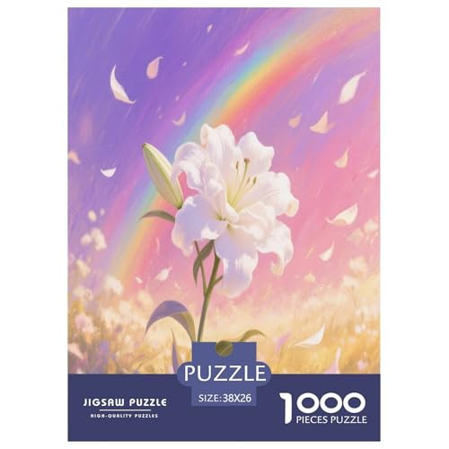 Lilie Puzzles 1000 Teile Schwer Puzzle Spielzeug Pädagogisches Spiel Impossible Herausforderungsspielzeug Für Erwachsene Und Kinder Ab 14 Jahren 38x26cm/1000pcs Lilie Puzzles 1000 Teile Schwer Puzzle Spielzeug Pädagogisches Spiel Impossible Herausforderungsspielzeug Für Erwachsene Und Kinder Ab 14 Jahren 38x26cm/1000pcs von XFKLYNVCJ