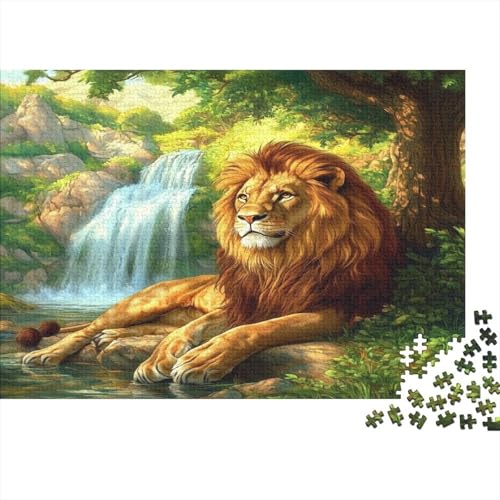 Löwe Puzzle 1000 Teile Puzzle Für Erwachsene Und Kinder Ab 14 Jahren Puzzel 1000pcs (75x50cm) von XFKLYNVCJ
