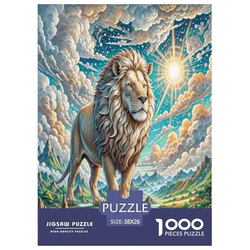 Löwen Puzzle 1000 Teile Schwer Puzzle Spielzeug Pädagogisches Spiel Impossible Herausforderungsspielzeug Für Erwachsene Und Kinder Ab 12 Jahren 38x26cm/1000pcs Löwen Puzzle 1000 Teile Schwer Puzzle Spielzeug Pädagogisches Spiel Impossible Herausforderungsspielzeug Für Erwachsene Und Kinder Ab 12 Jahren 38x26cm/1000pcs von XFKLYNVCJ
