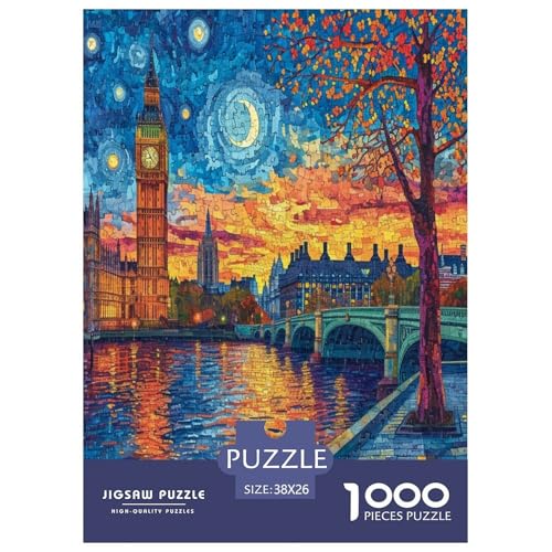 Londoner Tower Bridge Puzzle 1000-teilige Schwer Puzzle Spielzeug Pädagogisches Spiel Impossible Herausforderungsspielzeug Für Erwachsene Und Kinder Ab 14 Jahren 38x26cm/1000pcs Londoner Tower Bridge Puzzle 1000-teilige Schwer Puzzle Spielzeug Pädagogisches Spiel Impossible Herausforderungsspielzeug Für Erwachsene Und Kinder Ab 14 Jahren 38x26cm/1000pcs von XFKLYNVCJ
