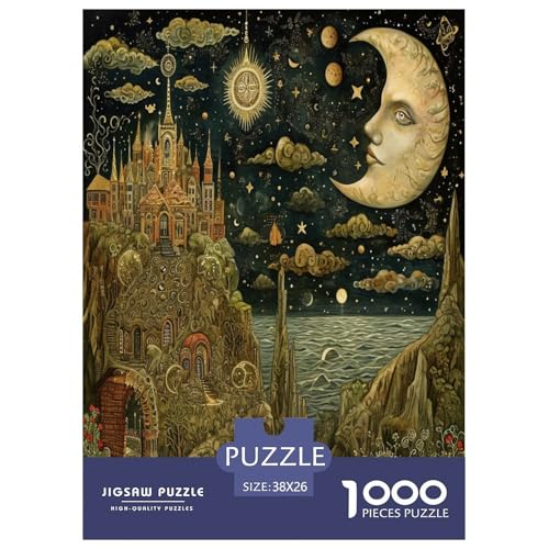 Nachtblick Puzzles 1000 Teile Schwer Puzzle Spielzeug Lernspiel Impossible Herausforderungsspielzeug Für Erwachsene Und Kinder in Bewährter 38x26cm/1000pcs Nachtblick Puzzles 1000 Teile Schwer Puzzle Spielzeug Lernspiel Impossible Herausforderungsspielzeug Für Erwachsene Und Kinder in Bewährter 38x26cm/1000pcs von XFKLYNVCJ