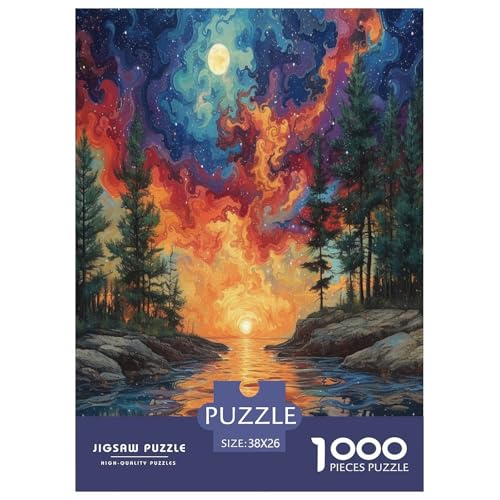 Naturlandschaft Puzzle 1000-teilige Schwer Puzzle Spielzeug Lernspiel Impossible Herausforderungsspielzeug Für Erwachsene Und Kinder Ab 12 Jahren 38x26cm/1000pcs Naturlandschaft Puzzle 1000-teilige Schwer Puzzle Spielzeug Lernspiel Impossible Herausforderungsspielzeug Für Erwachsene Und Kinder Ab 12 Jahren 38x26cm/1000pcs von XFKLYNVCJ