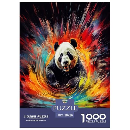 Panda Puzzle 1000-teilige Schwer Puzzle Spielzeug Lernspiel Impossible Herausforderungsspielzeug Für Erwachsene Und Kinder in Bewährter 38x26cm/1000pcs Panda Puzzle 1000-teilige Schwer Puzzle Spielzeug Lernspiel Impossible Herausforderungsspielzeug Für Erwachsene Und Kinder in Bewährter 38x26cm/1000pcs von XFKLYNVCJ