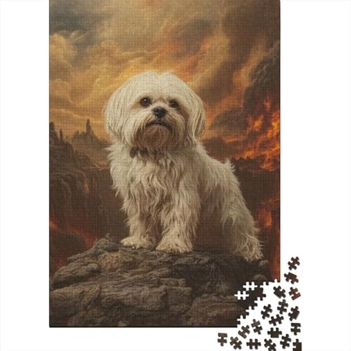 Pekingeserr Puzzle 1000 Teile Schwer Puzzle Spielzeug Pädagogisches Spiel Impossible Herausforderung Spielzeug Für Erwachsene Und Kinder Ab 12 Jahren 1000pcs (75x50cm) von XFKLYNVCJ