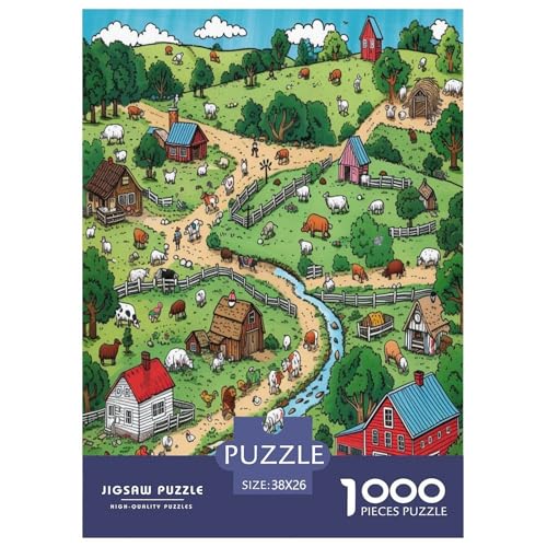 Ranchen Puzzles 1000 Teile Schwer Puzzle Spielzeug Pädagogisches Spiel Impossible Herausforderung Spielzeug Für Erwachsene Kinder 38x26cm/1000pcs Ranchen Puzzles 1000 Teile Schwer Puzzle Spielzeug Pädagogisches Spiel Impossible Herausforderung Spielzeug Für Erwachsene Kinder 38x26cm/1000pcs von XFKLYNVCJ