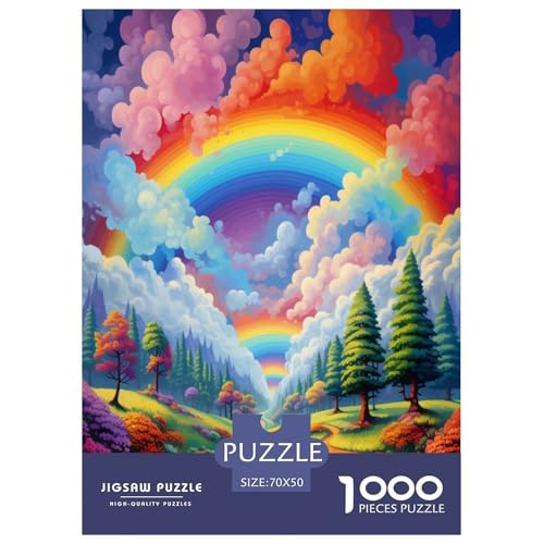 Regenbogen Puzzle 1000 Teile Schwer Puzzle Spielzeug Lernspiel Impossible Herausforderungsspielzeug Für Erwachsene Und Kinder in Bewährter 70x50cm/1000pcs Regenbogen Puzzle 1000 Teile Schwer Puzzle Spielzeug Lernspiel Impossible Herausforderungsspielzeug Für Erwachsene Und Kinder in Bewährter 70x50cm/1000pcs von XFKLYNVCJ