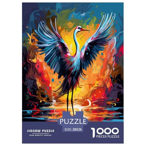Rot-Crowned Crane Puzzle 1000-teilige Schwer Puzzle Spielzeug Pädagogisches Spiel Impossible Herausforderung Spielzeug Für Erwachsene Und Kinder in Bewährter 38x26cm/1000pcs Rot-Crowned Crane Puzzle 1000-teilige Schwer Puzzle Spielzeug Pädagogisches Spiel Impossible Herausforderung Spielzeug Für Erwachsene Und Kinder in Bewährter 38x26cm/1000pcs von XFKLYNVCJ