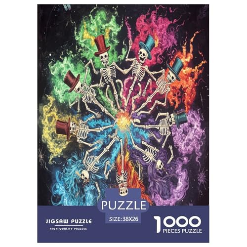 Schädel Puzzle 1000-teilige Schwer Puzzle Spielzeug Lernspiel Impossible Herausforderungsspielzeug Für Erwachsene Und Kinder in Bewährter 38x26cm/1000pcs Schädel Puzzle 1000-teilige Schwer Puzzle Spielzeug Lernspiel Impossible Herausforderungsspielzeug Für Erwachsene Und Kinder in Bewährter 38x26cm/1000pcs von XFKLYNVCJ
