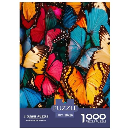 Schmetterling Puzzle 1000 Teile Schwer Puzzle Spielzeug Lernspiel Impossible Herausforderungsspielzeug Für Erwachsene Und Kinder Ab 14 Jahren 38x26cm/1000pcs Schmetterling Puzzle 1000 Teile Schwer Puzzle Spielzeug Lernspiel Impossible Herausforderungsspielzeug Für Erwachsene Und Kinder Ab 14 Jahren 38x26cm/1000pcs von XFKLYNVCJ