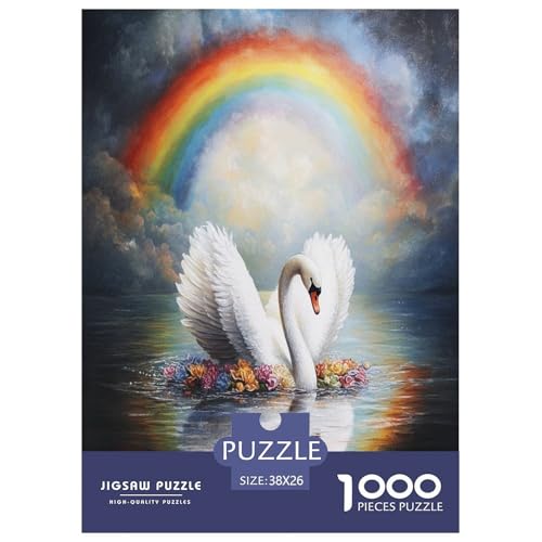 Schwan Puzzles 1000 Teile Schwer Puzzle Spielzeug Pädagogisches Spiel Impossible Herausforderungsspielzeug Für Erwachsene Und Kinder in Bewährter 38x26cm/1000pcs Schwan Puzzles 1000 Teile Schwer Puzzle Spielzeug Pädagogisches Spiel Impossible Herausforderungsspielzeug Für Erwachsene Und Kinder in Bewährter 38x26cm/1000pcs von XFKLYNVCJ