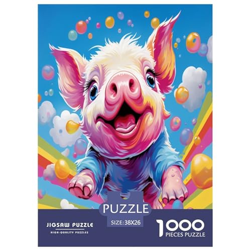 Schwein Puzzle 1000-teilige Schwer Puzzle Spielzeug Lernspiel Impossible Herausforderung Spielzeug Für Erwachsene Kinder 38x26cm/1000pcs Schwein Puzzle 1000-teilige Schwer Puzzle Spielzeug Lernspiel Impossible Herausforderung Spielzeug Für Erwachsene Kinder 38x26cm/1000pcs von XFKLYNVCJ