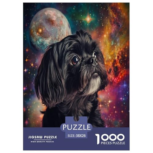 Shih Tzu Puzzle 1000-teilige Schwer Puzzle Spielzeug Pädagogisches Spiel Impossible Herausforderung Spielzeug Für Erwachsene Und Kinder Ab 14 Jahren 38x26cm/1000pcs Shih Tzu Puzzle 1000-teilige Schwer Puzzle Spielzeug Pädagogisches Spiel Impossible Herausforderung Spielzeug Für Erwachsene Und Kinder Ab 14 Jahren 38x26cm/1000pcs von XFKLYNVCJ