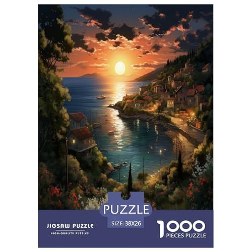 Sonnenuntergang über dem Hafen Puzzles 1000 Teile Schwer Puzzle Spielzeug Pädagogisches Spiel Impossible Herausforderungsspielzeug Für Erwachsene Kinder 38x26cm/1000pcs Sonnenuntergang über dem Hafen Puzzles 1000 Teile Schwer Puzzle Spielzeug Pädagogisches Spiel Impossible Herausforderungsspielzeug Für Erwachsene Kinder 38x26cm/1000pcs von XFKLYNVCJ