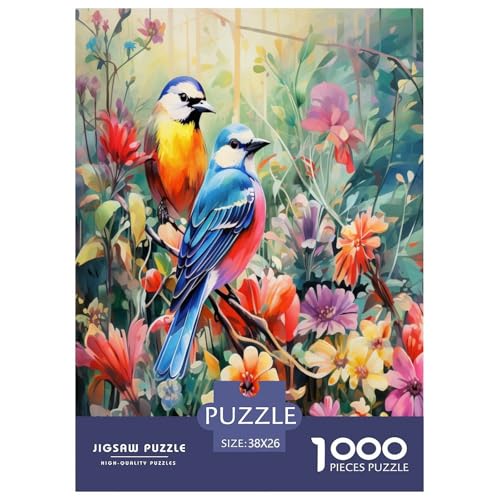 Vögel und Blumen Puzzles 1000 Teile Schwer Puzzle Spielzeug Lernspiel Impossible Herausforderung Spielzeug Für Erwachsene Und Kinder Ab 14 Jahren 38x26cm/1000pcs Vögel und Blumen Puzzles 1000 Teile Schwer Puzzle Spielzeug Lernspiel Impossible Herausforderung Spielzeug Für Erwachsene Und Kinder Ab 14 Jahren 38x26cm/1000pcs von XFKLYNVCJ