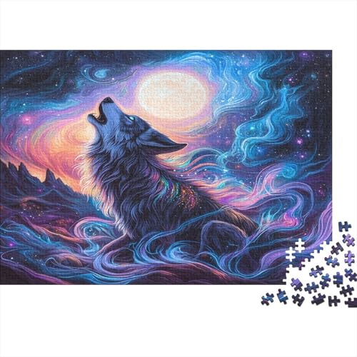 Wolf Puzzle 1000 Teile Puzzle Für Erwachsene Und Kinder Ab 14 Jahren Puzzel 1000pcs (75x50cm) von XFKLYNVCJ