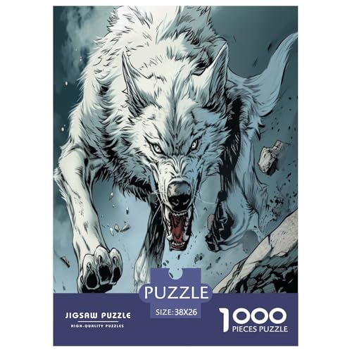 Wolf Puzzles 1000 Teile Schwer Puzzle Spielzeug Pädagogisches Spiel Impossible Herausforderung Spielzeug Für Erwachsene Kinder 38x26cm/1000pcs Wolf Puzzles 1000 Teile Schwer Puzzle Spielzeug Pädagogisches Spiel Impossible Herausforderung Spielzeug Für Erwachsene Kinder 38x26cm/1000pcs von XFKLYNVCJ
