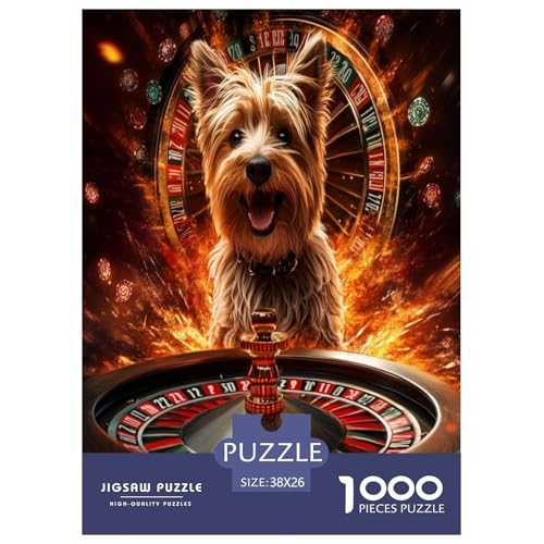 Yorkshire Terrier Puzzles 1000 Teile Schwer Puzzle Spielzeug Lernspiel Impossible Herausforderung Spielzeug Für Erwachsene Kinder 38x26cm/1000pcs Yorkshire Terrier Puzzles 1000 Teile Schwer Puzzle Spielzeug Lernspiel Impossible Herausforderung Spielzeug Für Erwachsene Kinder 38x26cm/1000pcs von XFKLYNVCJ