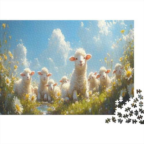 Ziege Puzzlespiel 1000 Teile Puzzle Für Erwachsene Und Kinder Ab 14 Jahren, Puzzle-Motiv Erwachsenen Puzzlespiel Puzzel 1000pcs (75x50cm) von XFKLYNVCJ