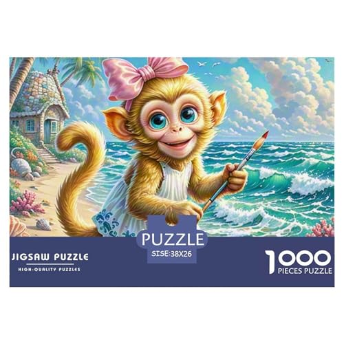 AFFE 1000 Teile Puzzle Kinder Geschenk Erwachsene Kinder Animal Herausforderung Game Impossible 38x26cm/1000pcs AFFE 1000 Teile Puzzle Kinder Geschenk Erwachsene Kinder Animal Herausforderung Game Impossible 38x26cm/1000pcs von XGASVBKWA