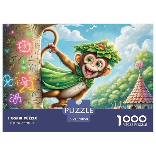 AFFE 1000 Teile Puzzle Premium Quality Erwachsene Kinder Animal Home Dekoration Impossible Game 70x50cm/1000pcs AFFE 1000 Teile Puzzle Premium Quality Erwachsene Kinder Animal Home Dekoration Impossible Game 70x50cm/1000pcs von XGASVBKWA