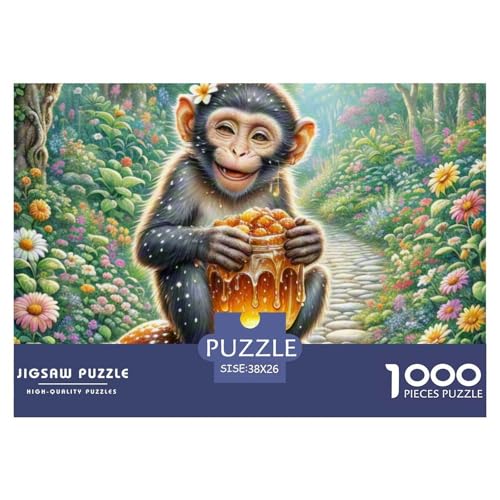 AFFE Puzzle 1000 Teile Premium Quality Lernspiel Animal Home Dekoration Klassische Lernspiel 38x26cm/1000pcs AFFE Puzzle 1000 Teile Premium Quality Lernspiel Animal Home Dekoration Klassische Lernspiel 38x26cm/1000pcs von XGASVBKWA