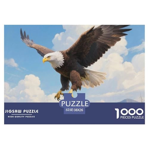 Adler 1000 Teile Erwachsene Puzzle Premium Quality Erwachsene Kinder Animal Herausforderung Game Impossible Game 38x26cm/1000pcs Adler 1000 Teile Erwachsene Puzzle Premium Quality Erwachsene Kinder Animal Herausforderung Game Impossible Game 38x26cm/1000pcs von XGASVBKWA