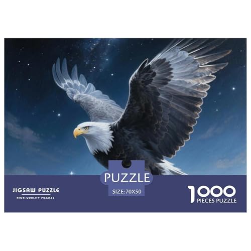 Adler Puzzle 1000 Teile Premium Quality Erwachsene Kinder Animal Herausforderung Game Impossible Game 70x50cm/1000pcs Adler Puzzle 1000 Teile Premium Quality Erwachsene Kinder Animal Herausforderung Game Impossible Game 70x50cm/1000pcs von XGASVBKWA